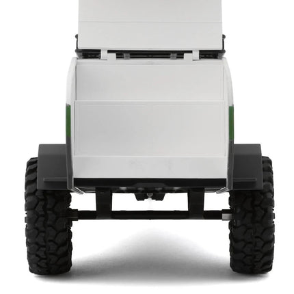 Injora Axial SCX24 1/24 Scale Teardrop Trailer w/Hitch (White/Green) INJTC01-GN