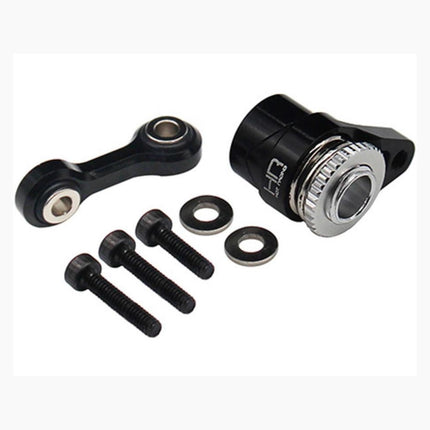 Hot Racing GRM48SH20T Arrma Grom Aluminum Servo Saver Set Black (20T)