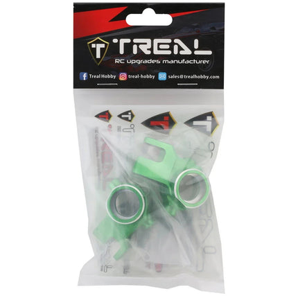 Treal Hobby Aluminum Steering Knuckles for Traxxas Sledge Grn (2) TLHTSLEDGE-03