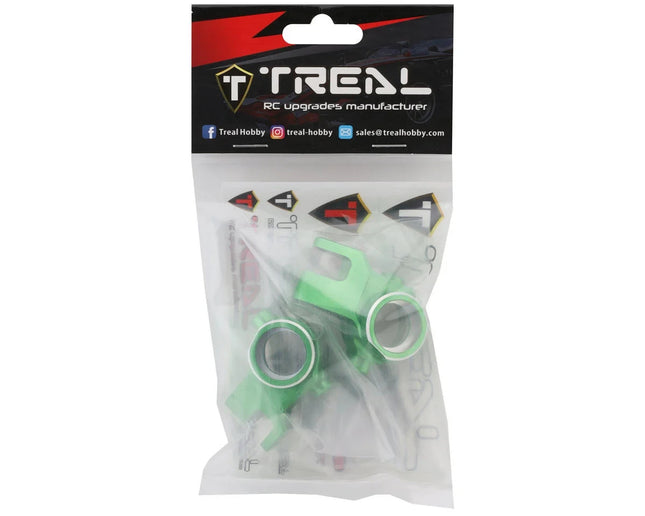 Treal Hobby Aluminum Steering Knuckles for Traxxas Sledge Grn (2) TLHTSLEDGE-03