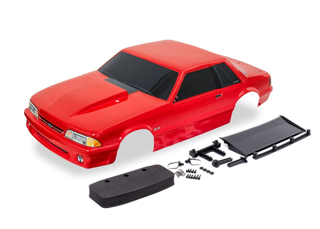 Traxxas 9421R Ford Mustang Drag Slash Red Body TRA9421R
