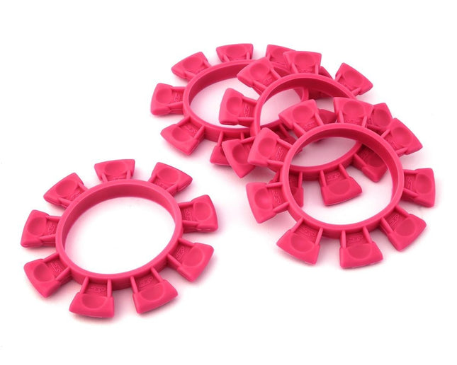 JConcepts 2212-4 "Satellite" Tire Glue Bands (Pink) JCO2212