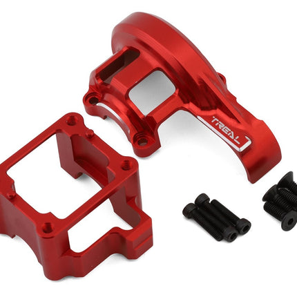 Treal Hobby Aluminum Center Differential Gearbox Case for Traxxas Sledge (Red)