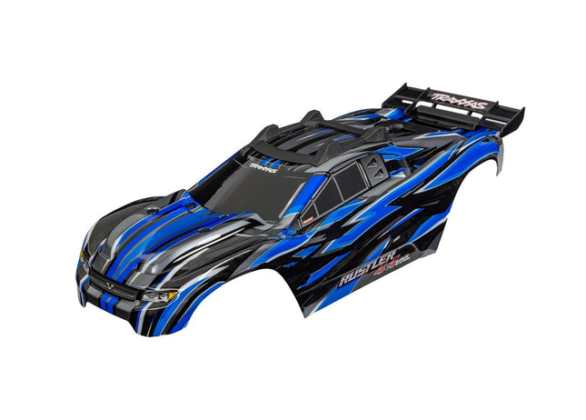 Traxxas 6785-BLUE Rustler 4X4 VXL Body Blue TRA6785BLUE