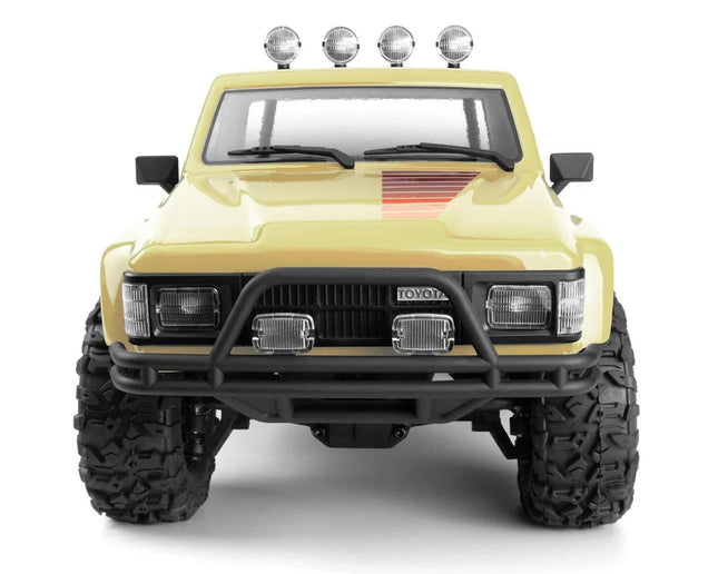 HPI Venture18 1985 Toyota Hilux SR5 1/18 RTR 4WD Brushed Rock Crawler (Crème)