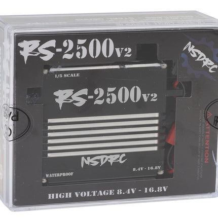 No Superior Designs RC RS2500 V2 1/5 Insane Torque Servo (High Voltage) NSD-RS25