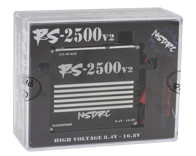 No Superior Designs RC RS2500 V2 1/5 Insane Torque Servo (High Voltage) NSD-RS25