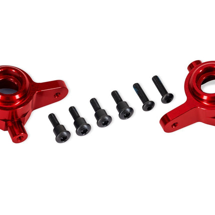 Traxxas 9064-RED Aluminum Red Steering Blocks (L&R) TRA9064RED