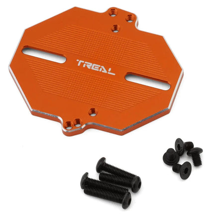 Treal Hobby Aluminum ESC Mounting Plate Traxxas Mini Maxx/Mini XRT Orange