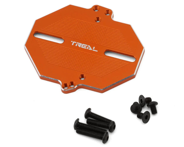 Treal Hobby Aluminum ESC Mounting Plate Traxxas Mini Maxx/Mini XRT Orange