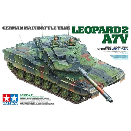 Tamiya 1/35 Leopard 2 A7V Tank Plastic Model Kit TAM35387