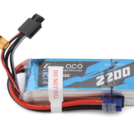 Gens Ace G-Tech Smart 4S LiPo Battery 45C (14.8V/2200mAh) w/EC3 GEA224S45E3GT