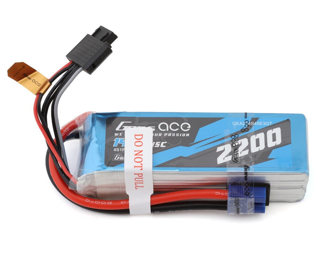 Gens Ace G-Tech Smart 4S LiPo Battery 45C (14.8V/2200mAh) w/EC3 GEA224S45E3GT