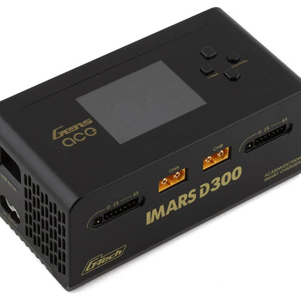 Gens Ace Imars D300 G-Tech Smart Dual AC/DC Charger 6S/16A Blk AC-300W DC-350Wx2