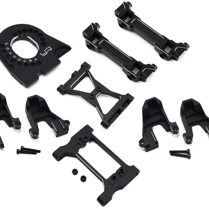 Yeah Racing Aluminum Essentials Upgrade Set for Traxxas TRX-4 (Black)