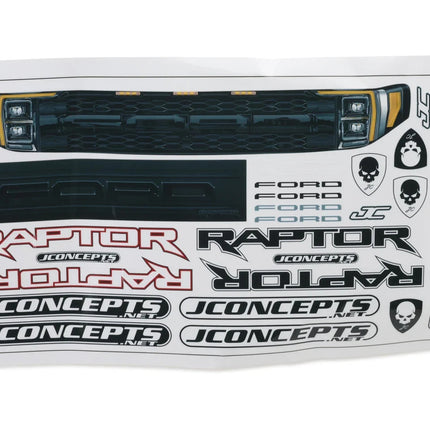 JConcepts 2023 Ford Raptor Monster Truck Pre-Trimmed Body Traxxas X-Maxx 0460