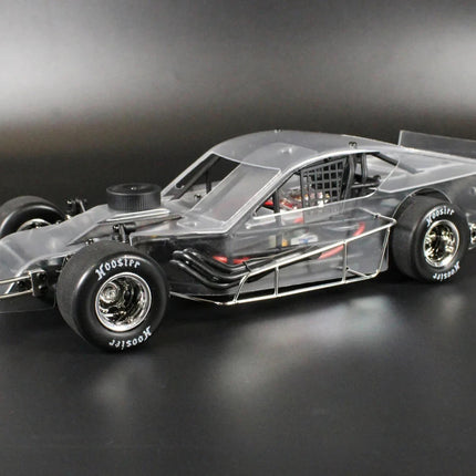 1RC Racing Asphalt Modified 2.0 1/18 Brushless RTR 2WD Oval Racer Clear 1RC1137