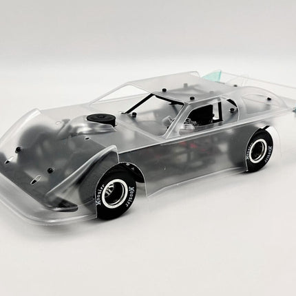 1RC Racing Late Model 2.0 1/18 Brushless RTR 2WD Oval Racer (CLEAR) 1RC1087