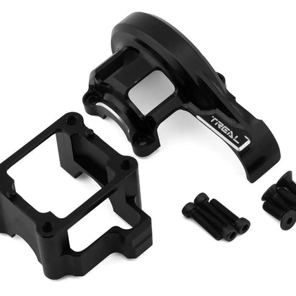 Treal Hobby Aluminum Center Differential Gearbox Case for Traxxas Sledge (Black)