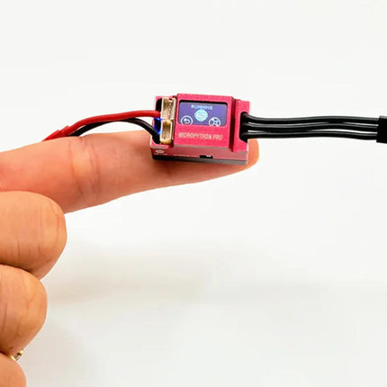 Furitek MicroPython Pro OLED – 25A/50A Brushed/Brushless ESC w/ Wireless Module