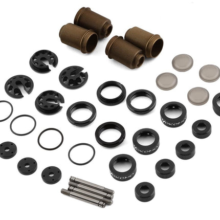 Yokomo Aluminum SLF Big Bore Kashima Coated Drift Shocks Set (Black) Y2-SBBSA