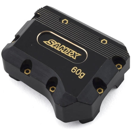 Samix Brass Differential Cover for Traxxas TRX-4 (Black) (60g) SAMTRX4-4075