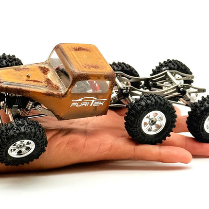 Furitek FUR2817 Rogue 6X6 ARTR 1/30 Brushless Micro Crawler Yellow FTK-FUR-2817