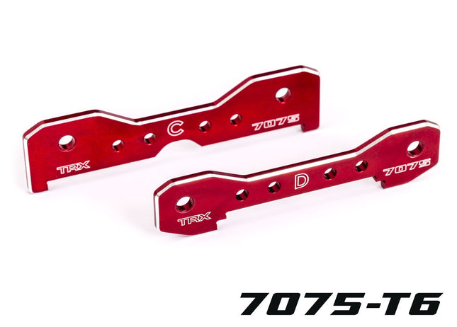 Tie Bars Rear 7075-T6 Aluminum Red-Anodized Sledge TRA9630R