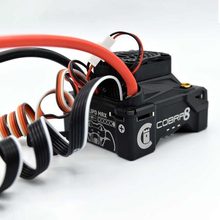 Castle COBRA 8 25.2V ESC With Limited Edition Gold 1515-2200KV V2 Sensored Motor
