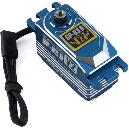 Yokomo SP-03 D V2 Programable Brushless Drift Servo HV (Blue) YOKSP-03DV2BL