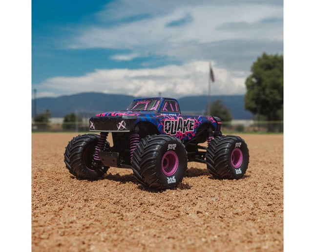 ARRMA Quake Grom 4x4 1/16 Scale RTR Brushed Monster Truck Purple ARA2137T3