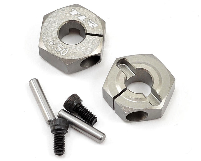 Team Losi Racing SCTE Aluminum Rear Hex Set (+0.5mm Width) TLR332014