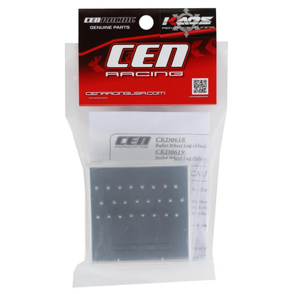 CEN CKD0619 Ford F250 KG1 Bullet Wheel Lugs (Chrome) (24) (2mm Studs) w/Tool
