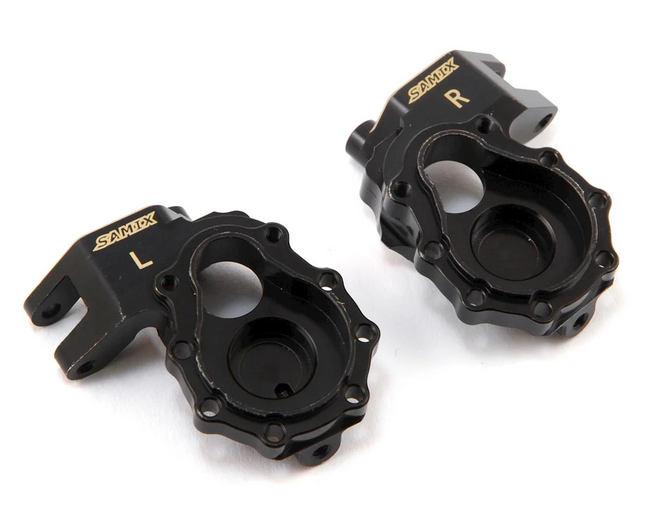 Samix Brass Steering Knuckles for Traxxas TRX-4 (Black) (2) (51g) SAMTRX4-4412