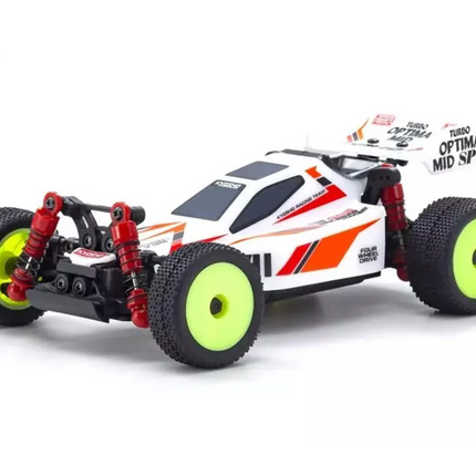 Kyosho MB-010 Mini-Z Buggy Turbo Optima Readyset (White) w/KT-531P 2.4GHz Radio