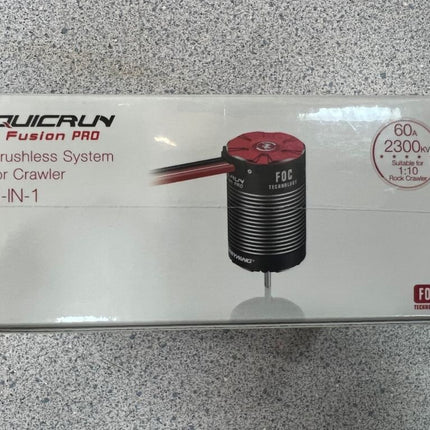 Hobbywing QuicRun Fusion Pro FOC 2-in-1 ESC & Motor System 2300Kv 30120402 NEW!!