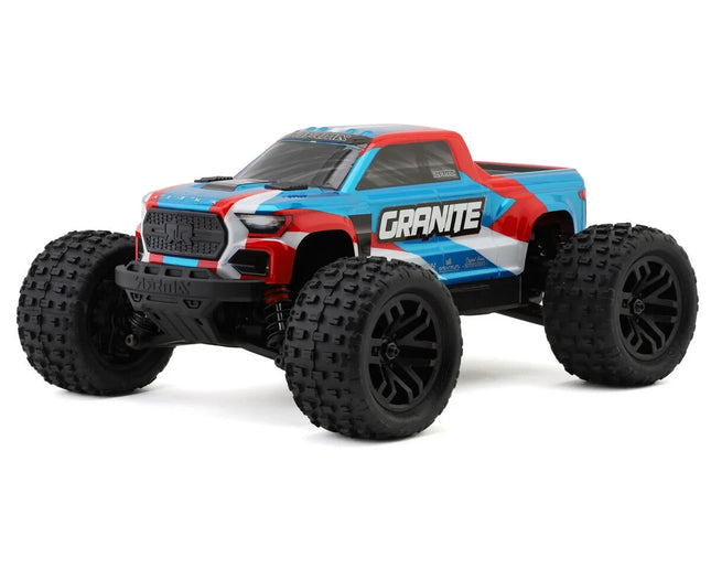 Arrma Granite Grom MEGA 4WD 380 Brushed 1/18 Monster Truck RTR Blue ARA2102T1