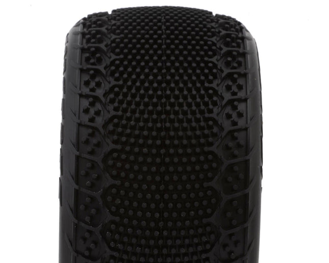 JConcepts 3DP 2.2" Pre-Mounted Rear Buggy Carpet Tires (White) (2) (Pink)