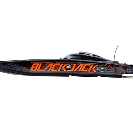 Pro Boat PRB08043T1 Blackjack 42" 8S Brushless RTR Electric Catamaran Blk/Orange