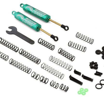 Desert Lizard Two Stage Internal Spring Shock (2) Green YEA-DDL-100GN (100mm)
