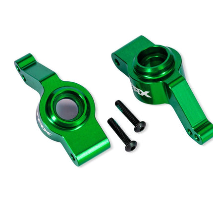 Traxxas 9065-GRN Aluminum Gray Stub Axle Carriers (L&R) TRA9065GRN
