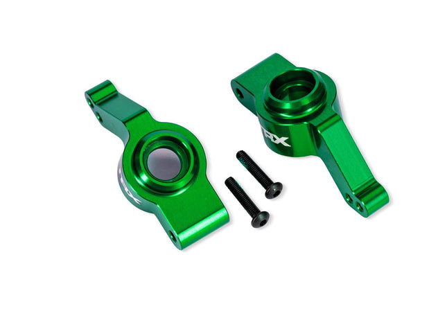 Traxxas 9065-GRN Aluminum Gray Stub Axle Carriers (L&R) TRA9065GRN