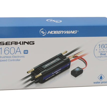 Hobbywing SeaKing 160A V4 Brushless Marine ESC 30206200