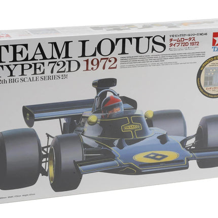 Tamiya 1/12 1972 Team Lotus Type 72D F1 Model Kit TAM12046