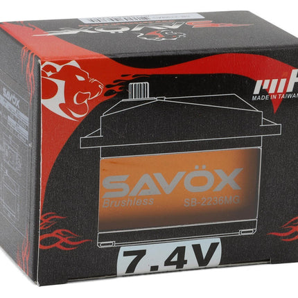 Savox SB-2236MG Brushless Metal Gear Digital 1/5 Scale Servo (High Voltage)