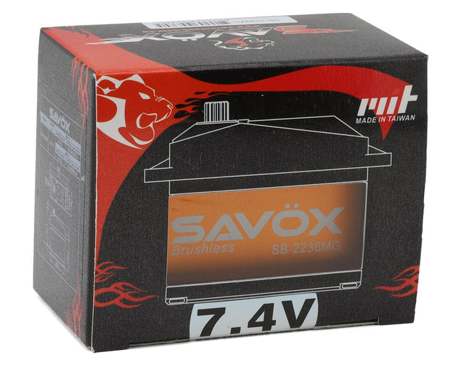 Savox SB-2236MG Brushless Metal Gear Digital 1/5 Scale Servo (High Voltage)
