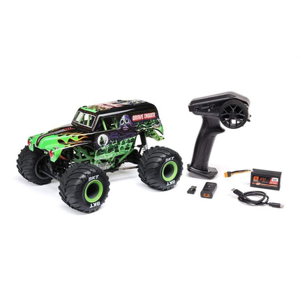 Losi 1/18 Mini LMT 4X4 Brushed Monster Truck RTR Grave Digger LOS01026T1