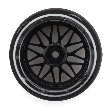 Firebrand RC Darkmatter D29 Pre-Mounted 2-Piece Drift Tires (4) (Smoke Chrome)