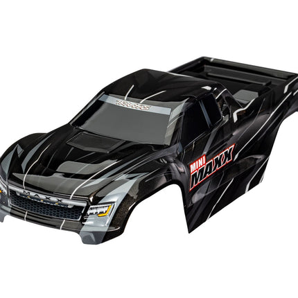 Traxxas Painted Body Mini Maxx Black Clipless TRA10711BLK