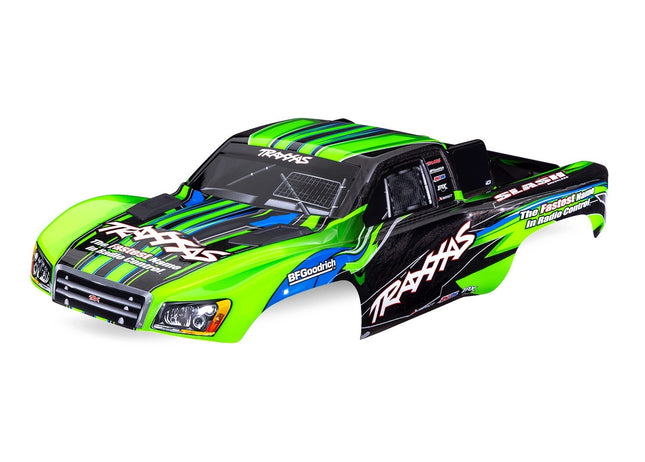 Traxxas Slash 2WD Brushless Painted Body Green TRA5924GRN